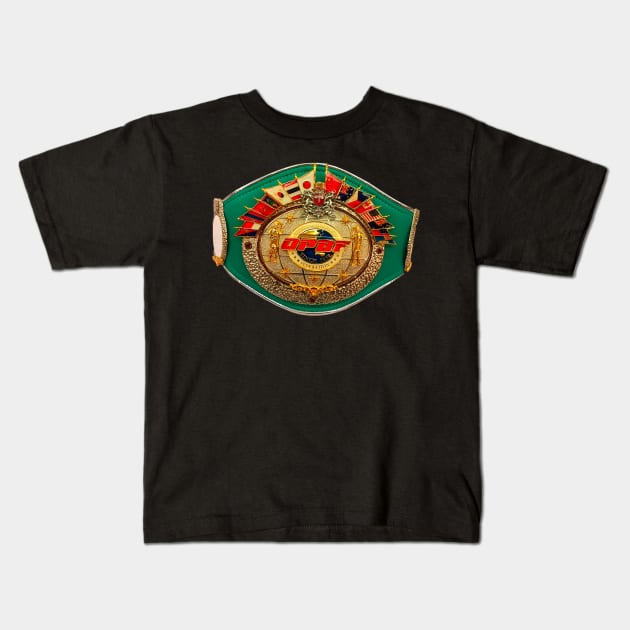 Oriental and Pacific Boxing Belt Kids T-Shirt by FightIsRight